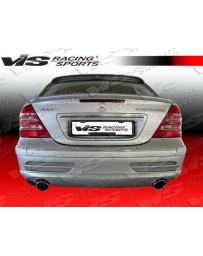 VIS Racing 2001-2007 Mercedes C- Class W203 4Dr Laser 2 Rear Bumper Dual Exh.