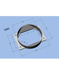 Vibrant Performance Mass Air Flow Sensor Adapter Plate, for Mitsubishi Applications