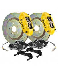 Focus ST 2013+ Brembo GT Series Slotted Yellow 1-Piece Rotor Front Brake Kit