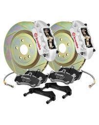 Focus ST 2013+ Brembo GT Series Slotted Silver 1-Piece Rotor Front Brake Kit