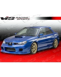 VIS Racing 2002-2007 Subaru Wrx 4Dr Wing Side Skirts