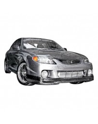 VIS Racing 2001-2003 Mazda Protege 4Dr/5Dr Spike Front Add-On Lip