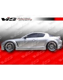 VIS Racing 2004-2008 Mazda Rx8 2Dr Wings Side Skirts