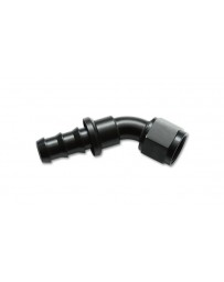 Vibrant Performance Push-On 45 Degree Hose End Elbow Fitting Size: -4AN