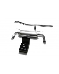 ARMYTRIX Stainless Steel Valvetronic Catback Exhaust System Dual Chrome Silver Tips Range Rover Evoque Pure SE 2012-2019
