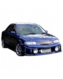 VIS Racing 1999-2000 Mazda Protege 4Dr Evo 2 Front Bumper