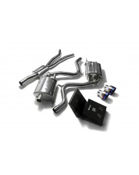ARMYTRIX Stainless Steel Valvetronic Catback Exhaust System Dual Blue Coating Tips Ford Mustang 2.3L EcoBoost 2015-2020