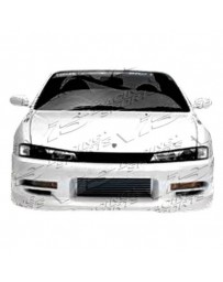 VIS Racing 1997-1998 Nissan 240Sx 2Dr Spike Front Bumper