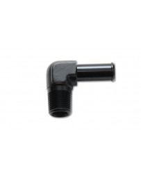 Vibrant Performance Male NPT to Hose Barb Adapter, 90 Degree NPT Size: 1/8" Hose Size: 1/4"