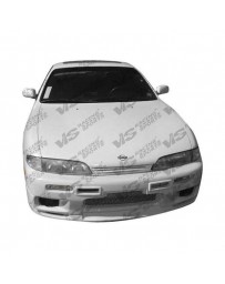 VIS Racing 1995-1996 Nissan 240Sx 2Dr Omega Front Bumper