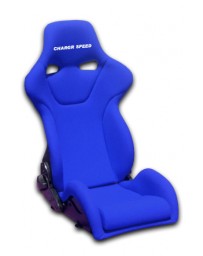 ChargeSpeed Reclined Racing Seat Genoa R Carbon Blue