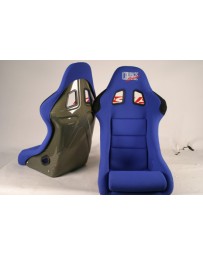 ChargeSpeed Bucket Racing Seat Shark Type Kevlar Blue OG