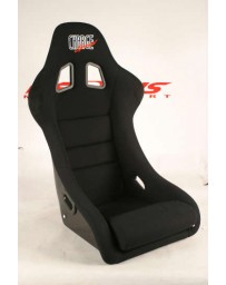 ChargeSpeed Bucket Racing Seat Shark Type Kevlar Black OG
