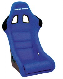 ChargeSpeed Bucket Racing Seat Shark Type FRP Blue