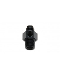 Vibrant Performance Male AN Flare to Male NPT Union Adapter with 1/8" NPT Port Size: -6AN 1/4" Male NPT