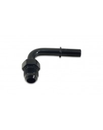 Vibrant Performance 90 Degree Male AN Push-On EFI Adapter, AN Size: -6 Barb Size: 0.3125"