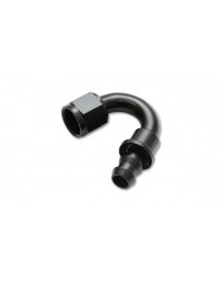 Vibrant Performance Push-On 150 Degree Hose End Elbow Fitting Size: -4AN