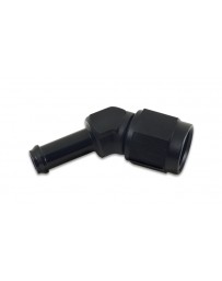 Vibrant Performance Female AN to Hose Barb 45 Degree Adapter, AN Size: -8 Barb Size: 3/8"