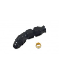 Vibrant Performance 45 Degree Tube to Male AN Adapter, Tube O.D. - 5/16" AN Size: -6