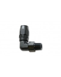 Vibrant Performance Male Hose End Fitting, 90 Degree Size: -6AN Pipe Thread: 1/8" NPT