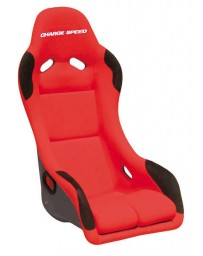 ChargeSpeed Bucket Racing Seat EVO X Type Kevlar Red