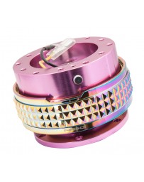 NRG Quick Release Kit - Pyramid Edition - Pink Body / Neochrome Pyramid Ring