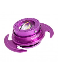 NRG Quick Release Kit Gen 3.0 - Purple Body / Purple Ring with Handles