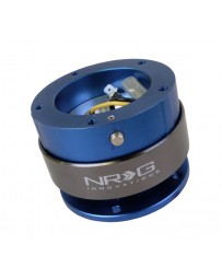 NRG Quick Release Gen 2.0 - Blue Body / Titanium Chrome Ring (5 Hole Base 5 Hole Top)