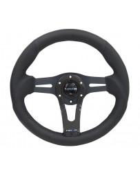 NRG Reinforced Steering Wheel (320mm) wITH Carbon Center Spoke