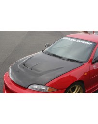 ChargeSpeed 95-02 Chevy Cavalier Carbon Vented Hood