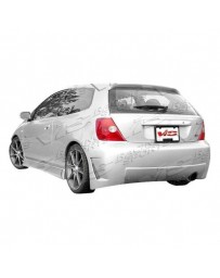 VIS Racing 2002-2005 Honda Civic Si Hb Tsc 3 Rear Bumper