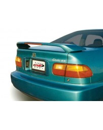 VIS Racing 1992-1995 Honda Civic Coupe Custom Wing With Light