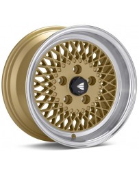 Enkei92 Classic Line 15x7 38mm Offset 4x100 Bolt Pattern Gold Wheel