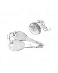 Nissan OEM Trunk Lock Cylinder And Keys - Nissan Skyline R34 GT-R, Late