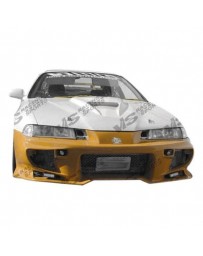 VIS Racing 1992-1996 Honda Prelude 2Dr Invader 3 Front Bumper