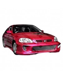 VIS Racing 1999-2000 Honda Civic 2Dr/4Dr/Hb Kombat Front Bumper