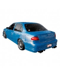 VIS Racing 1998-2000 Toyota Corolla 4Dr Ballistix Rear Bumper