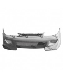 VIS Racing 1998-2000 Toyota Corolla 4Dr Battle Z Front Bumper