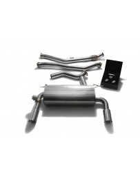 ARMYTRIX Stainless Steel Valvetronic Catback Exhaust Dual Chrome Tip BMW 335i 435i F3x 2012-2015