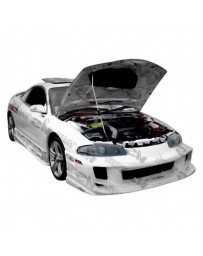 VIS Racing 1997-1999 Mitsubishi Eclipse 2Dr Ballistix 2 Front Bumper