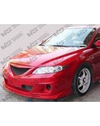 VIS Racing 2003-2007 Mazda 6 4Dr Cyber Front Bumper