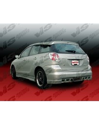 VIS Racing 2002-2004 Toyota Matrix 4Dr Evo 5 Rear Bumper