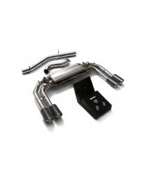ARMYTRIX Stainless Steel Valvetronic Catback Exhaust System Quad Carbon Tips Audi S3 8V Sportback 2013-2020