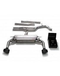 ARMYTRIX Stainless Steel Valvetronic Catback Exhaust System Dual Matte Black Tips Audi RS3 8V 2.5L Turbo Sportback 2015-2020