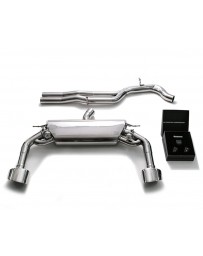 ARMYTRIX Stainless Steel Valvetronic Catback Exhaust System Dual Chrome Silver Tips Audi RS3 8V 2.5L Turbo Sedan 17-20