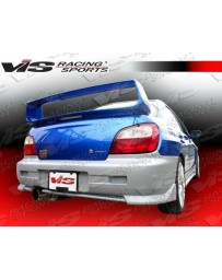 VIS Racing 2002-2003 Subaru Wrx 4Dr Tracer 2 Rear Bumper