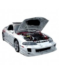 VIS Racing 1995-1996 Mitsubishi Eclipse 2Dr Ballistix 2 Front Bumper