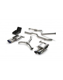 ARMYTRIX Stainless Steel Valvetronic Catback Exhaust System Quad Blue Coated Tips Audi A5 Coupe 4WD B9 2016-2020
