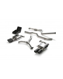 ARMYTRIX Stainless Steel Valvetronic Catback Exhaust System Quad Carbon Tips Audi A5 Coupe 4WD B9 2016-2020