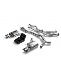 ARMYTRIX Stainless Steel Valvetronic Catback Exhaust System Dual Blue Coated Tips Audi RS4 RS5 B9 2.9 V6 Turbo 2017-2020